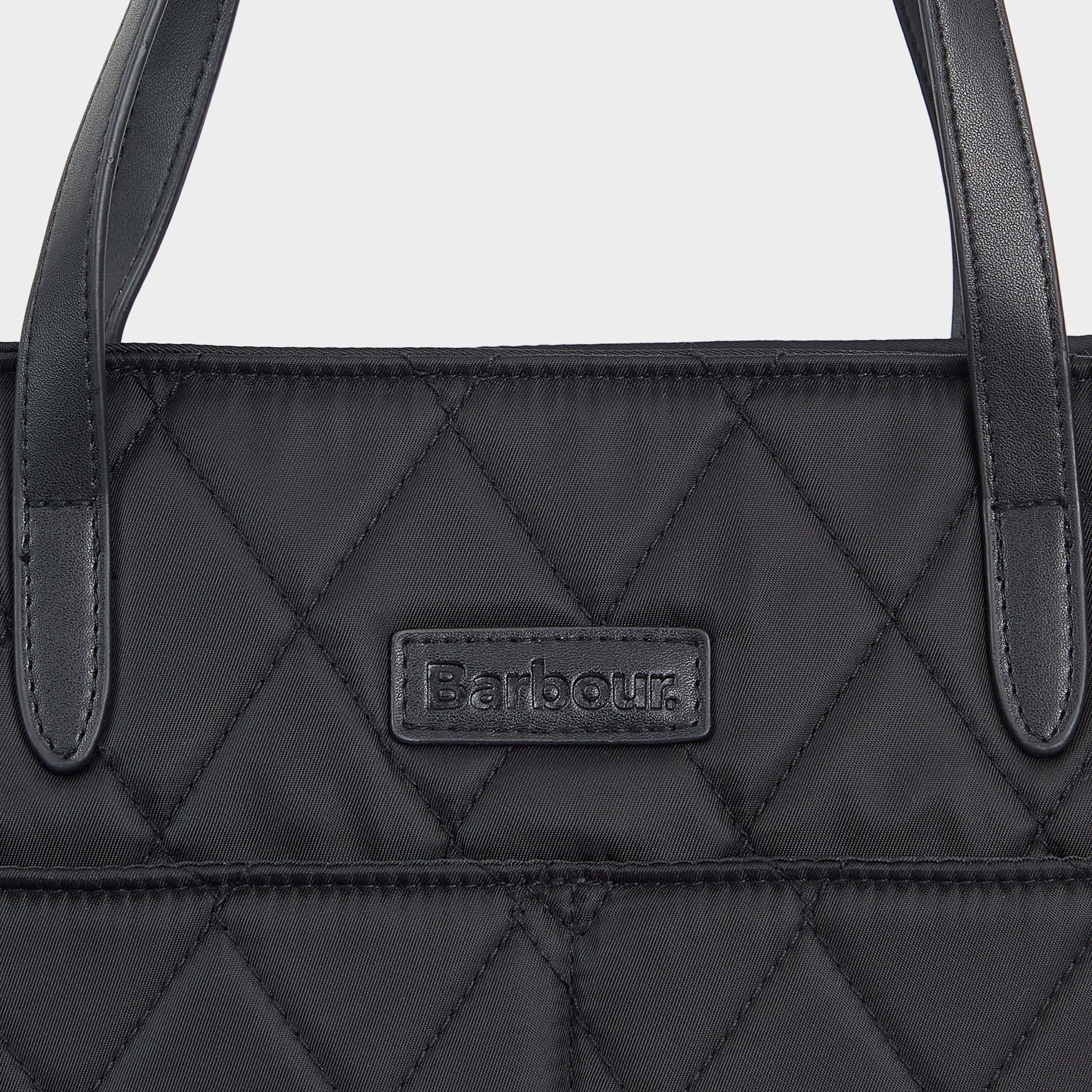 Quilted Tote Bag Black