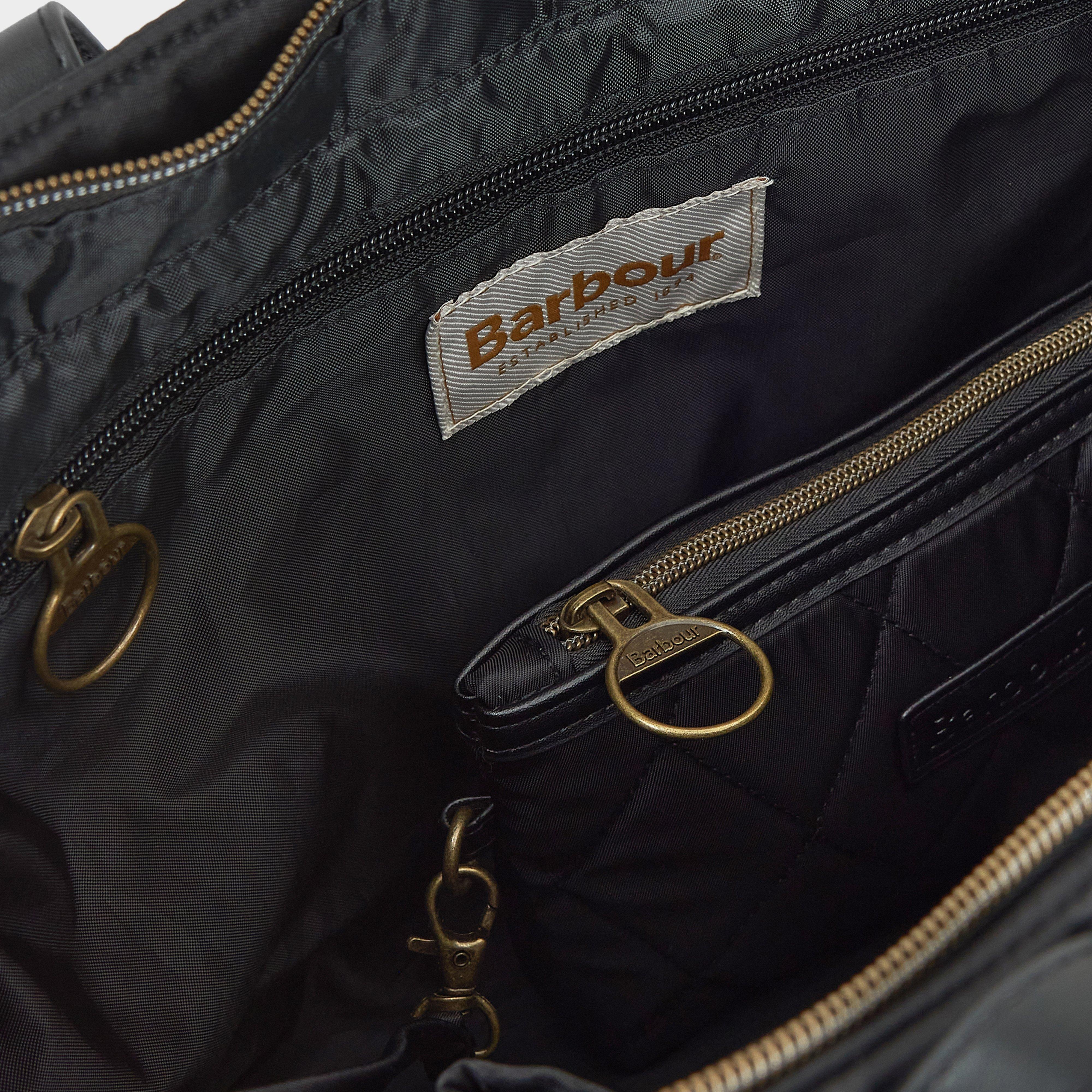 Quilted Tote Bag Black