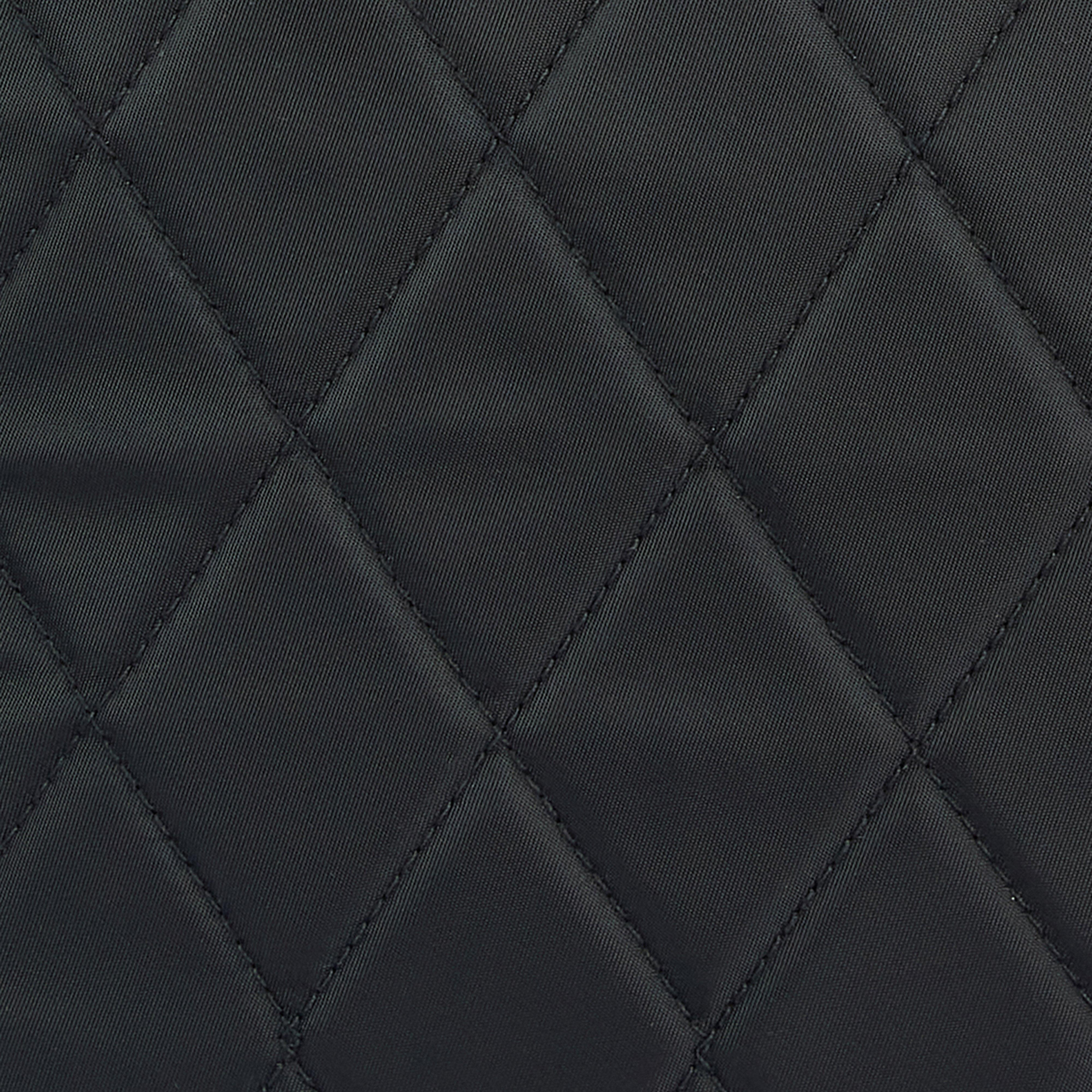 Quilted Tote Bag Black