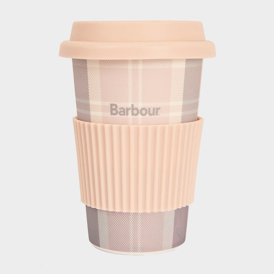 Womens Travel Mug And Beanie Set Pink/Grey