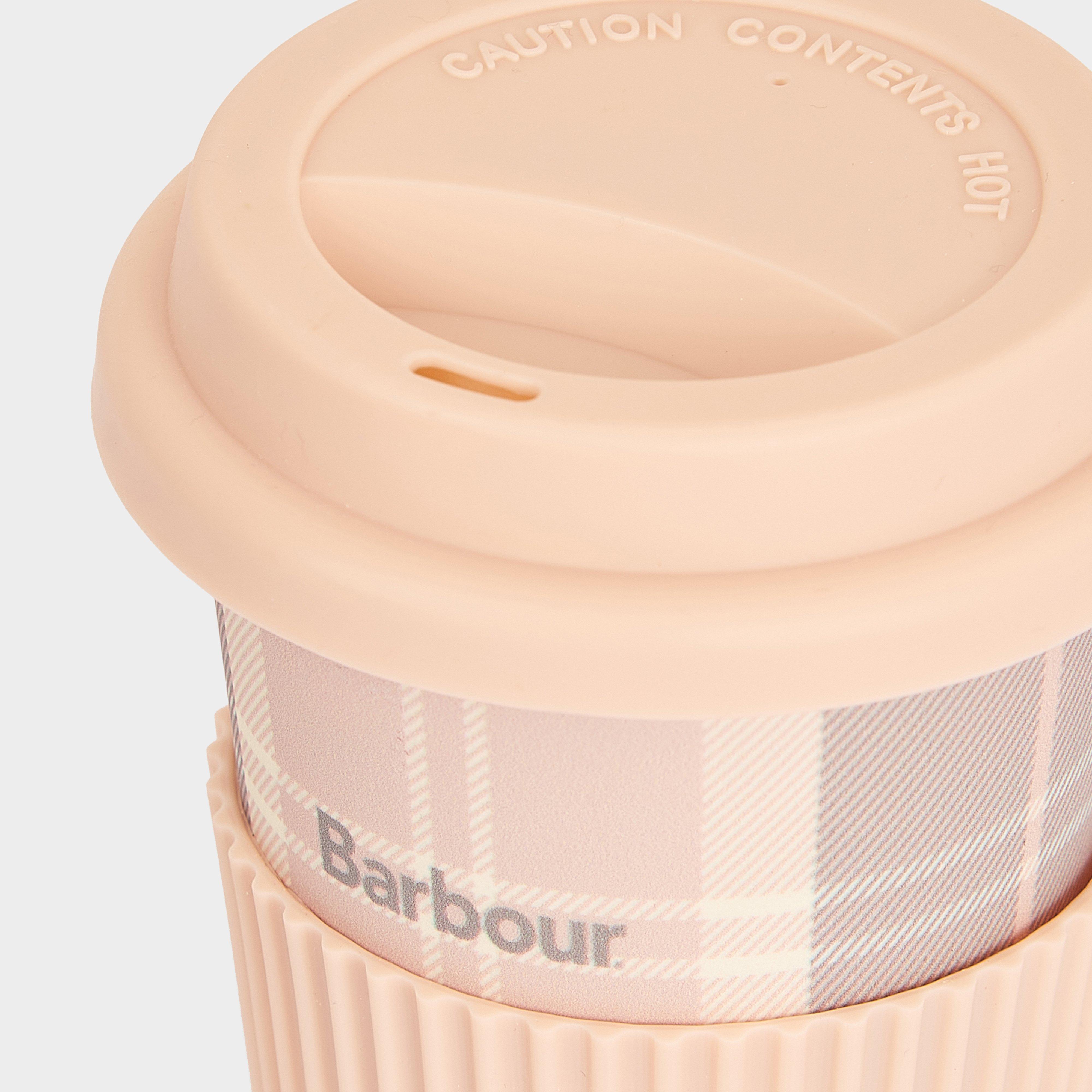 Womens Travel Mug And Beanie Set Pink/Grey