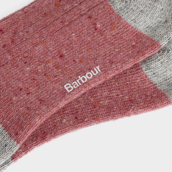 Womens Houghton Socks Pink/Light Grey