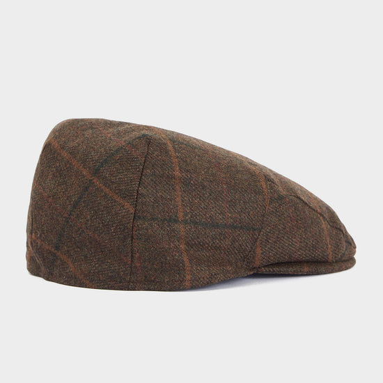 Mens Crieff Flat Cap Classic Brown