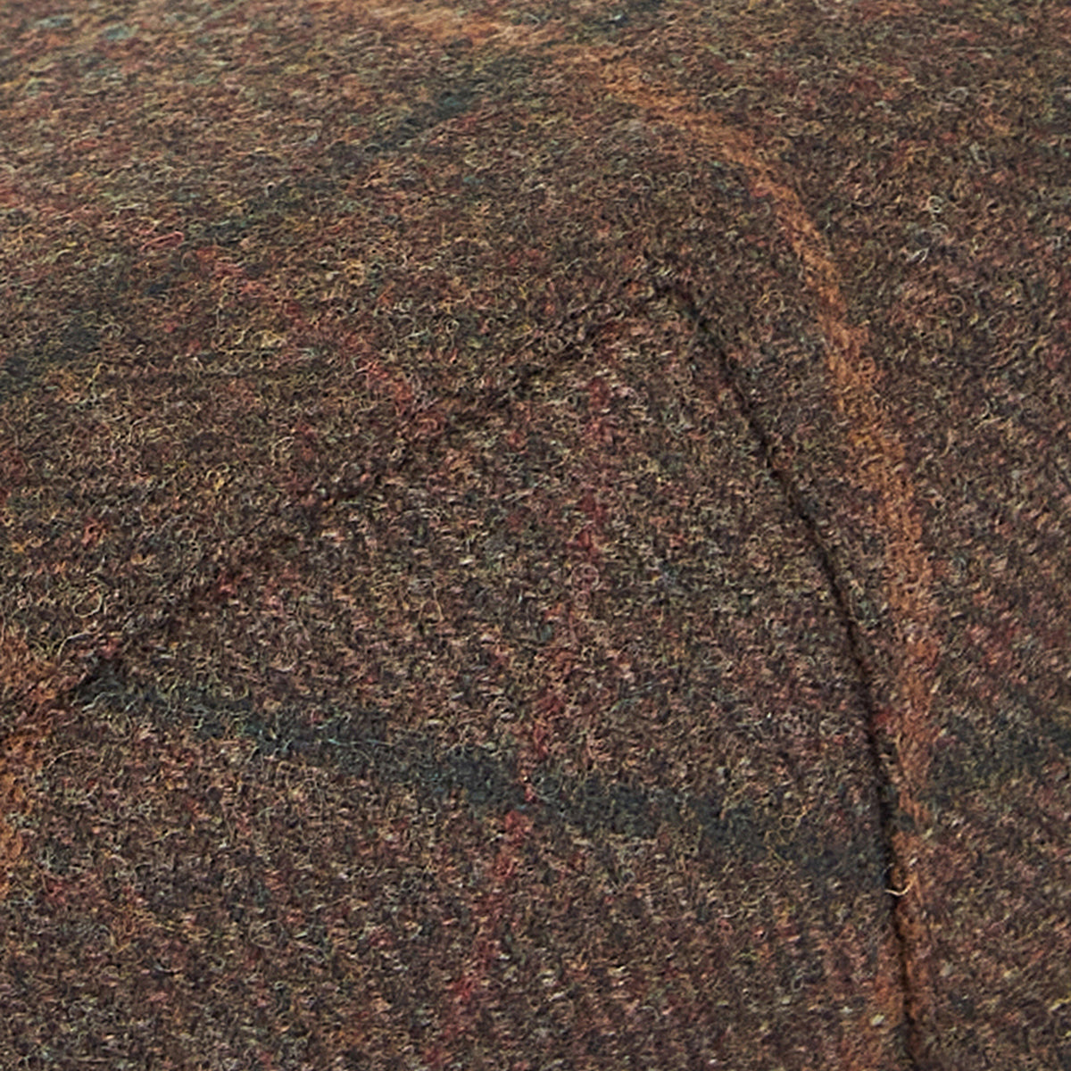 Mens Crieff Flat Cap Classic Brown