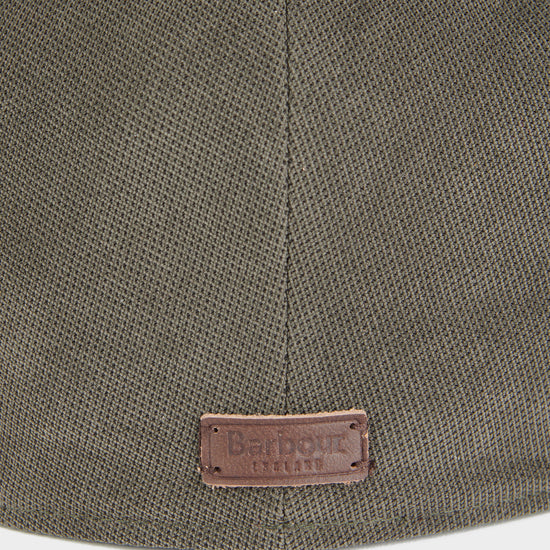 Mens Waterproof Beaufort Flat Cap Dark Olive