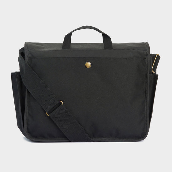 Essential Wax Messenger Bag Black