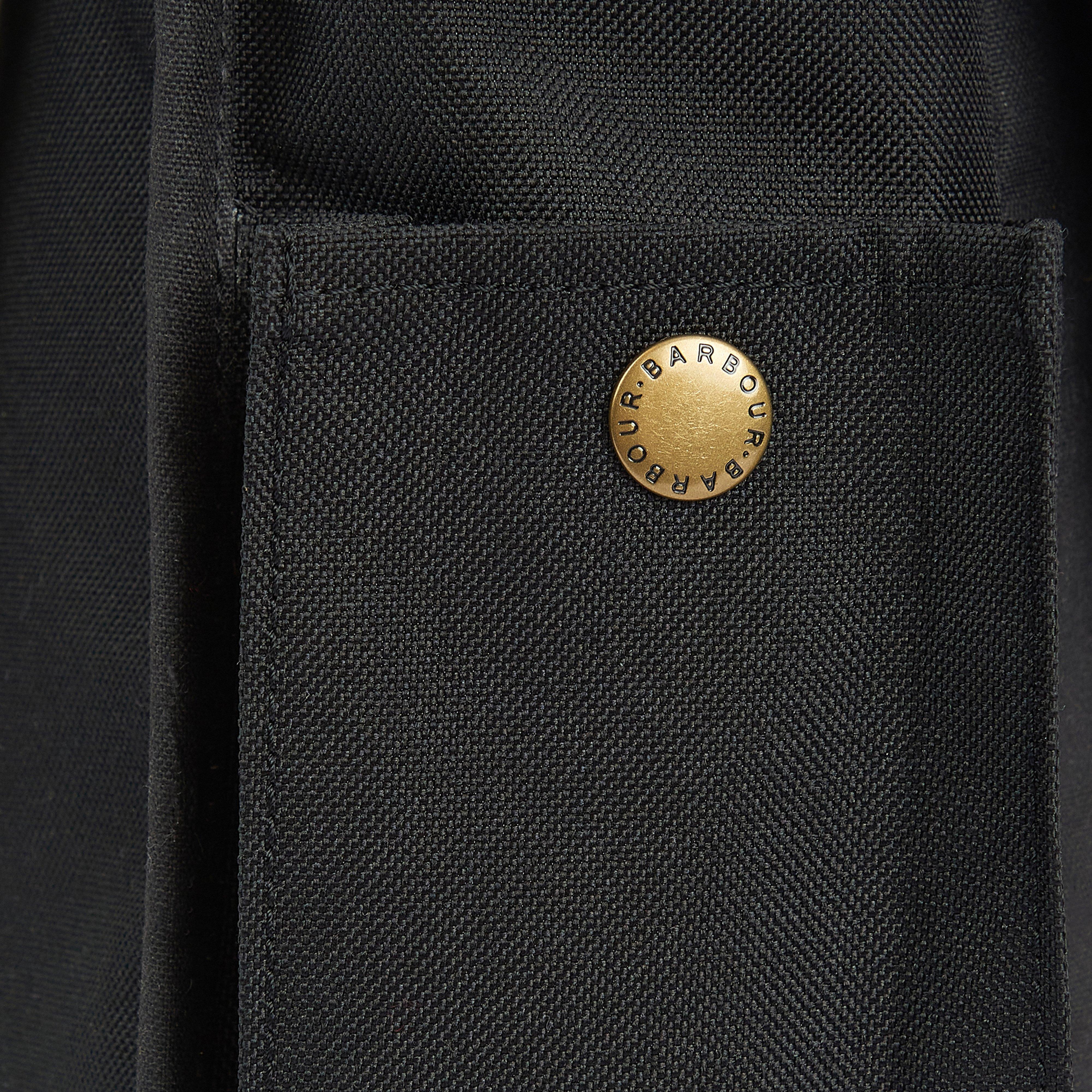 Essential Wax Messenger Bag Black