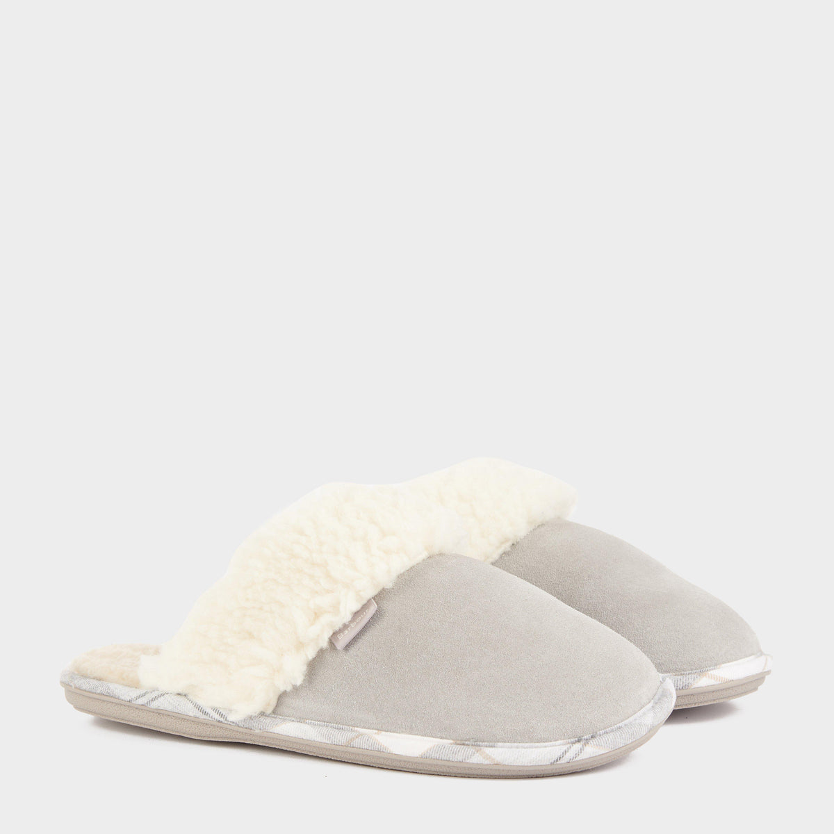 Womens Lydia Mule Slippers Grey