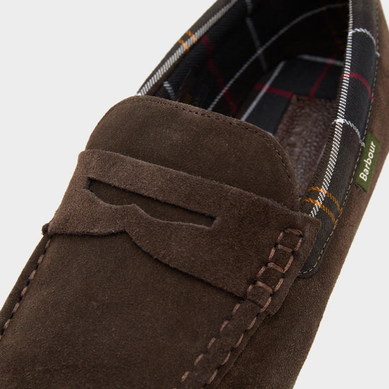 Mens Porterfield Slippers Brown