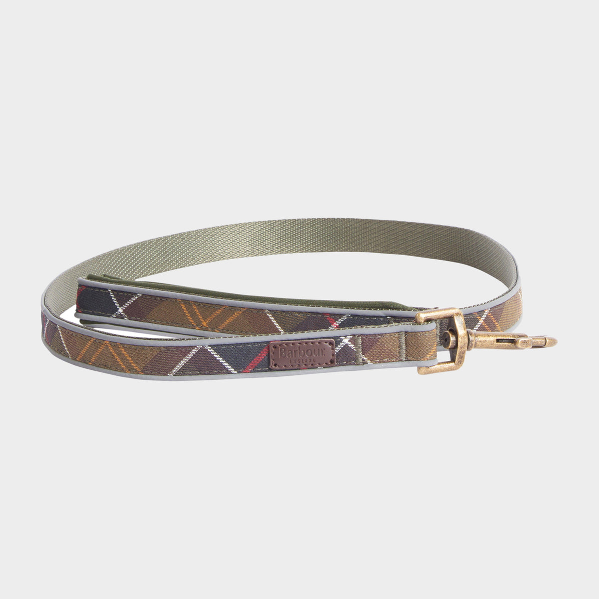Reflective Tartan Comfort Dog Lead Classic Tartan