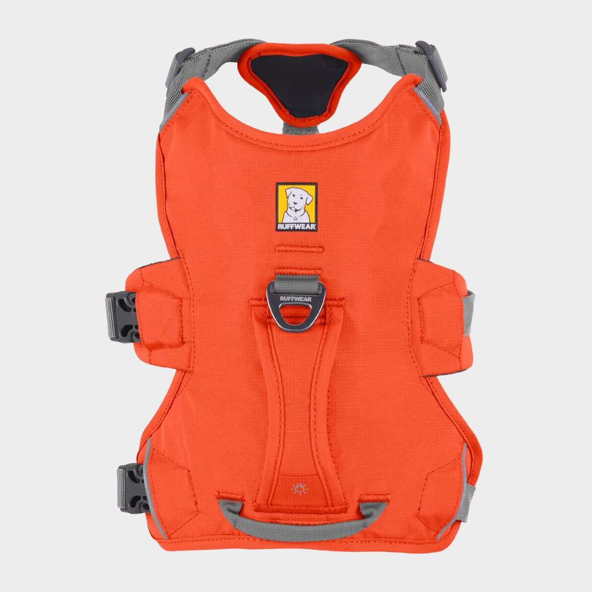 Web Master Dog Harness With Handle Blaze Orange