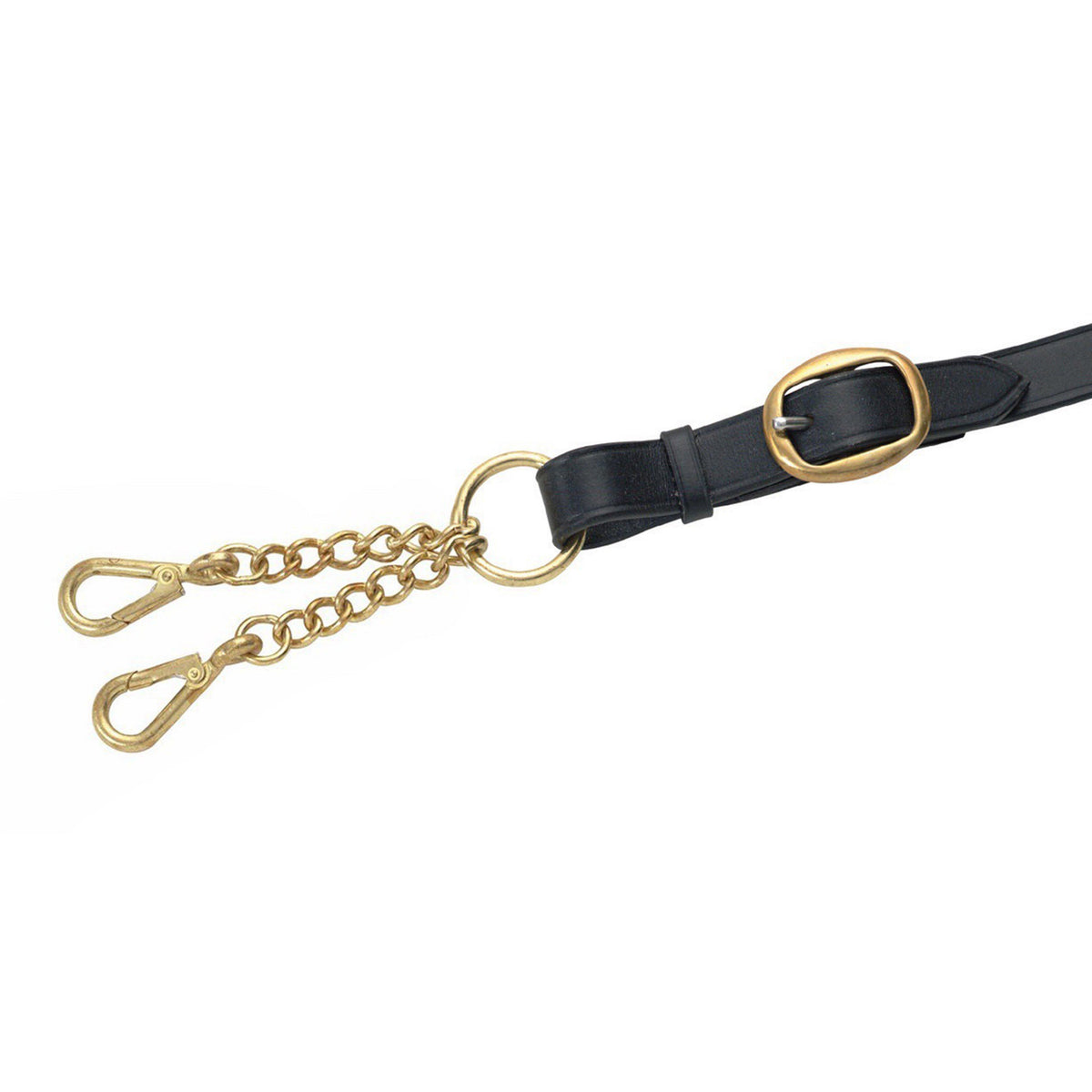 GARA Lead Rein With Small Newmarket Chain Black