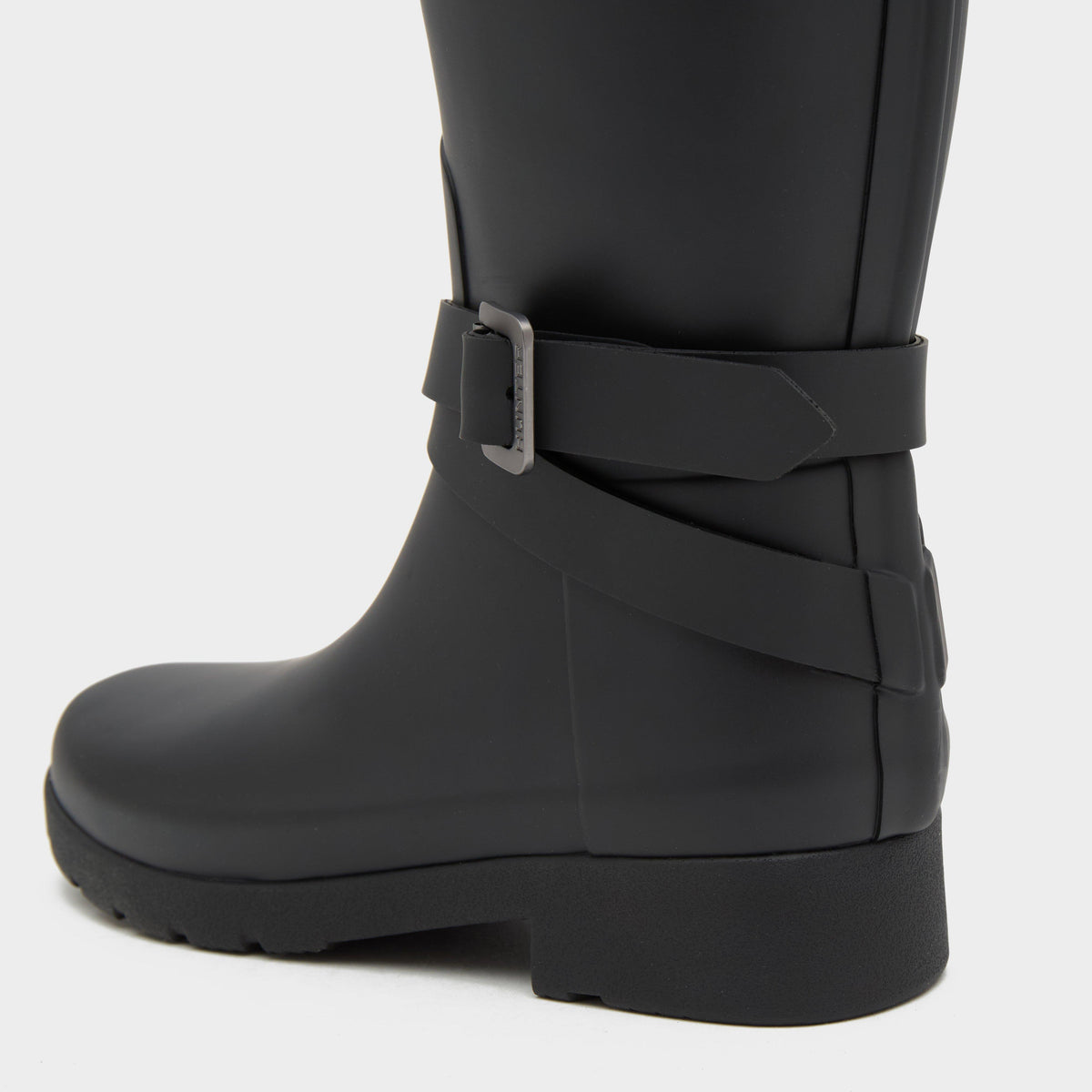 Womens Original Refined Adjustable Tall Wellington Boots Black