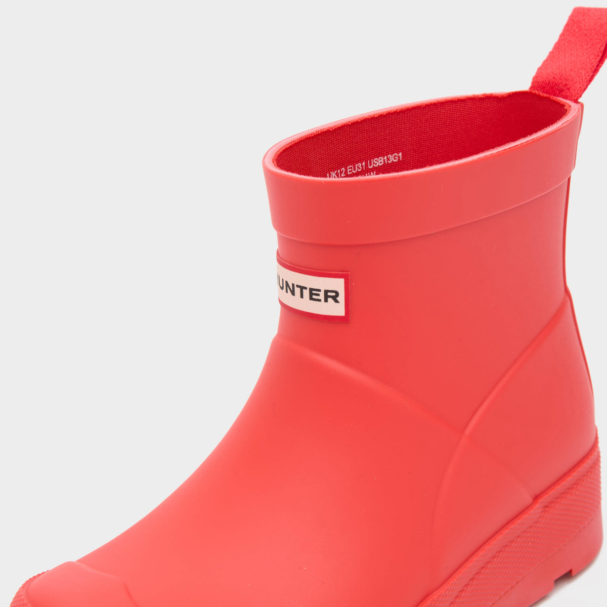 Kids Big Kids Play Wellington Boots Logo Red