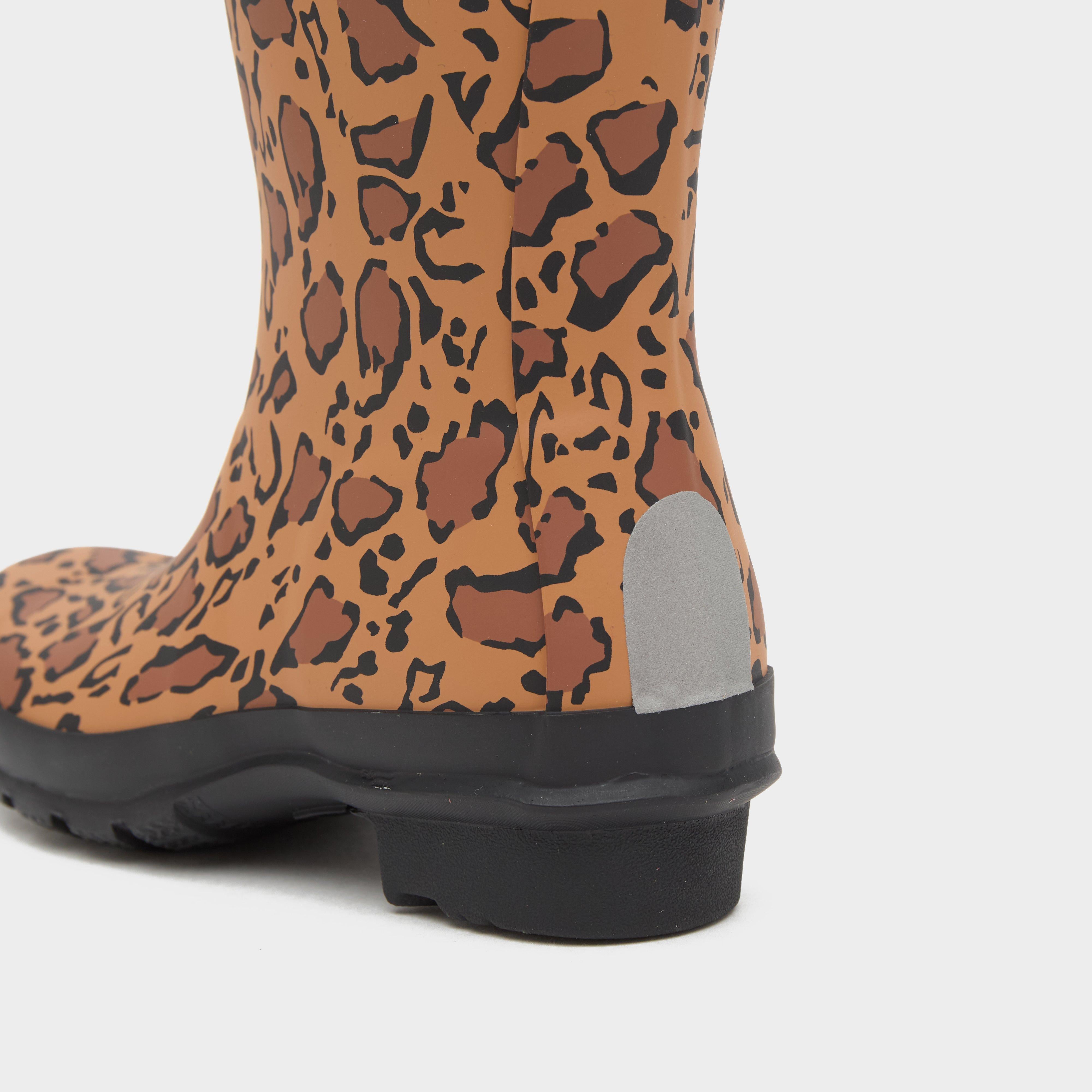 Kids Big Kids Original Leopard Print Wellington Boots Brown