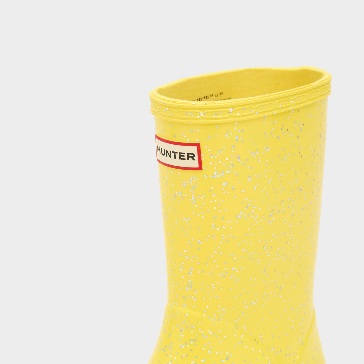 Kids Original First Giant Glitter Wellington Boots Yellow