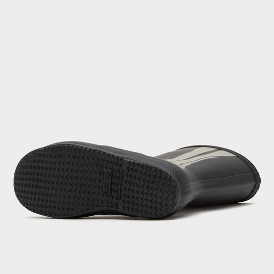 Kids First Classic Reflective Skeleton Wellington Boots Black