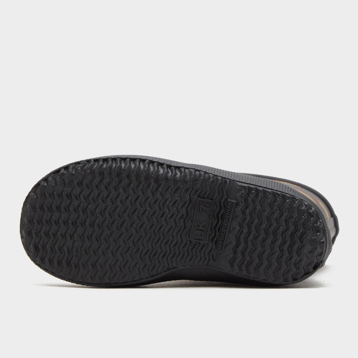 Kids Original First Rainbow Print Wellington Boots Black