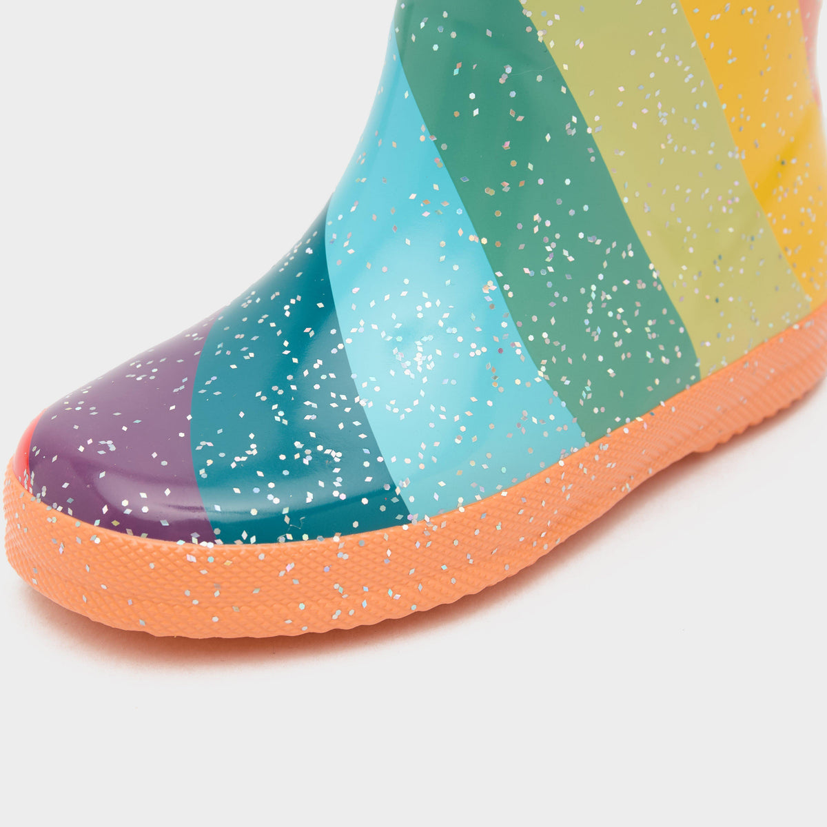 Kids First Classic Rainbow Wellington Boots Rainbow Stripe
