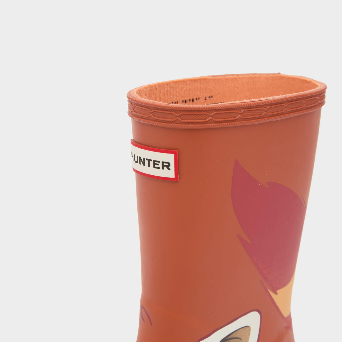 Kids First Classic Panda Wellington Boots Red Panda Face