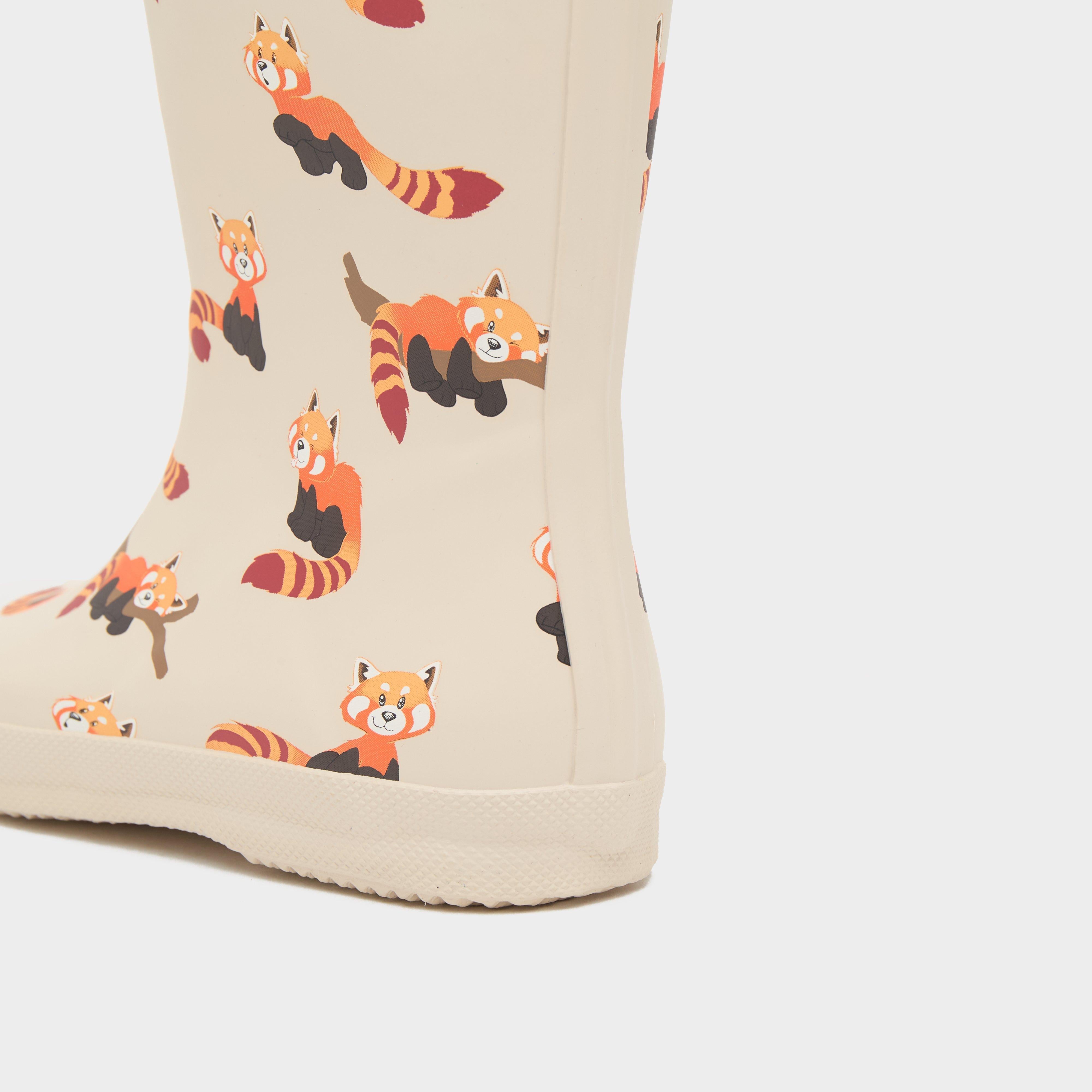 Kids First Classic Panda Wellington Boots White Pandas