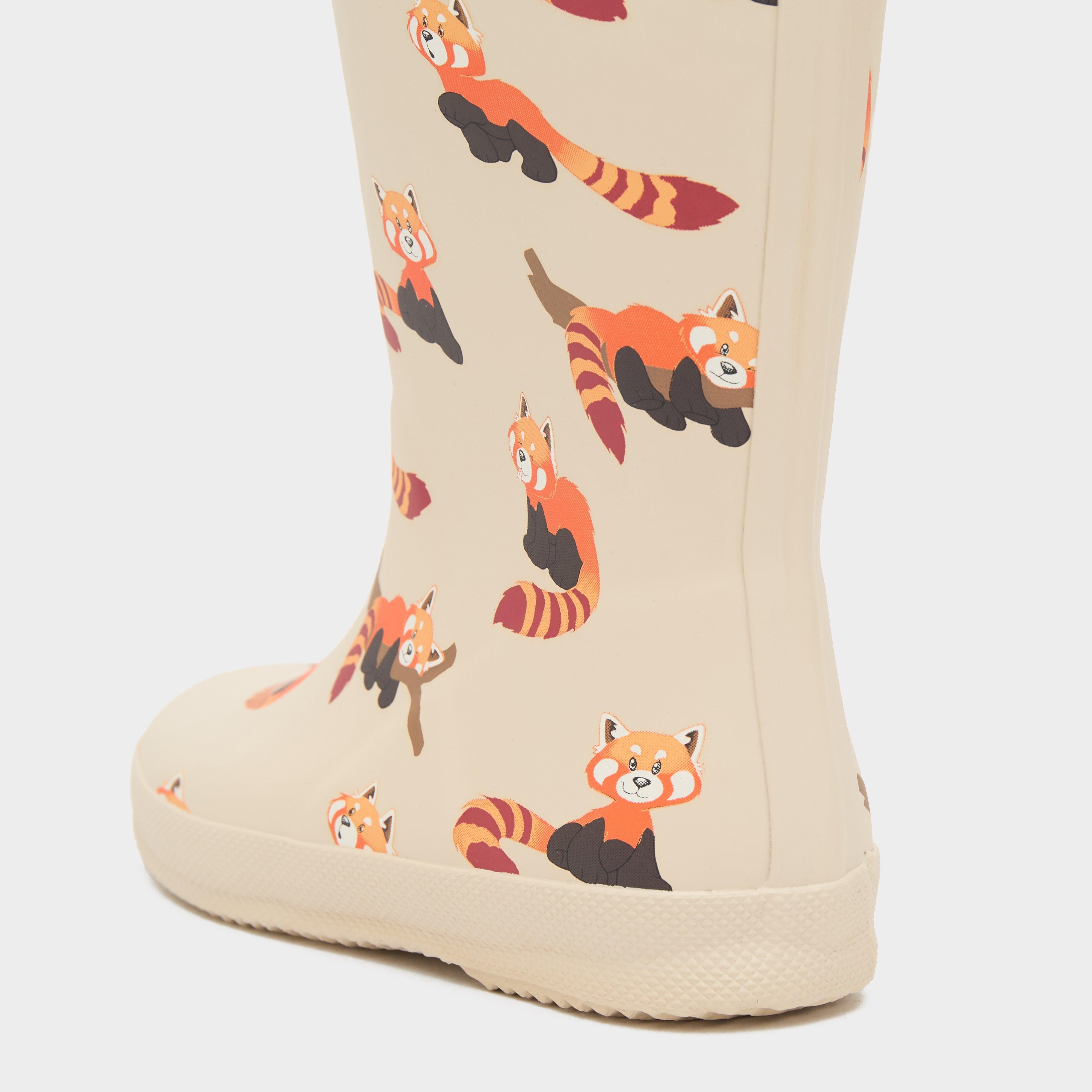 Kids First Classic Panda Wellington Boots White Pandas
