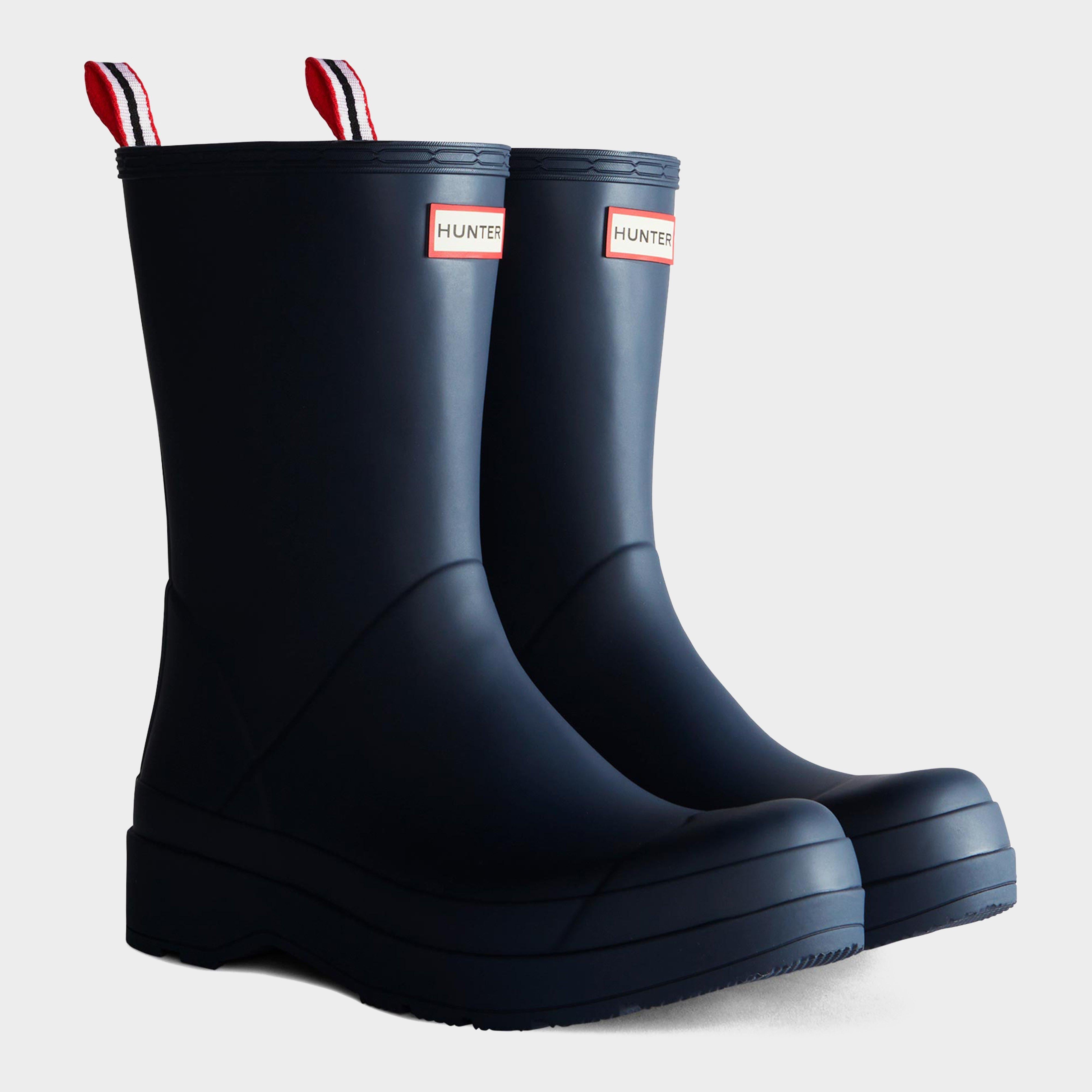 Mens Play Midi Wellington Boots Navy