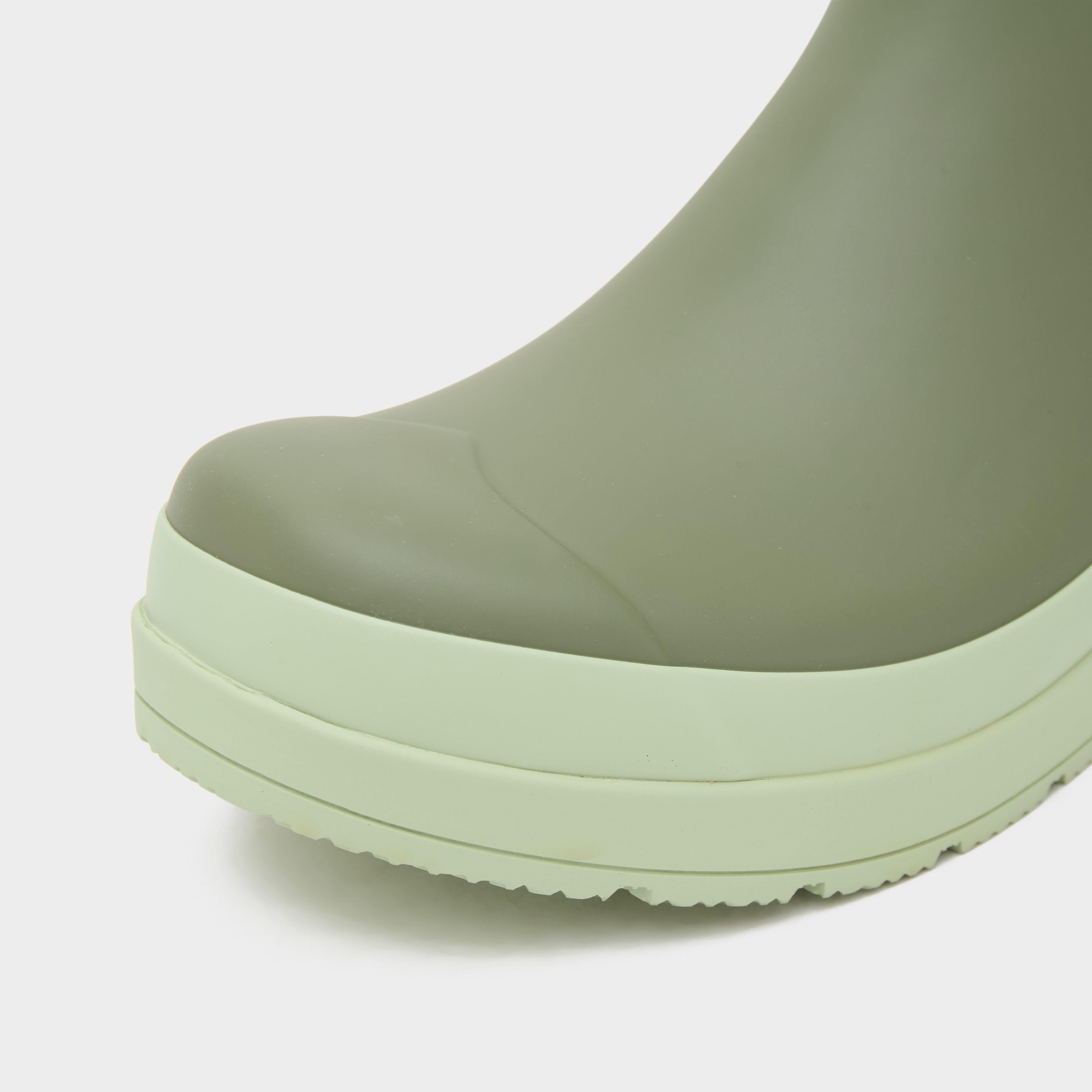 Mens Play Short Wellington Boots Green