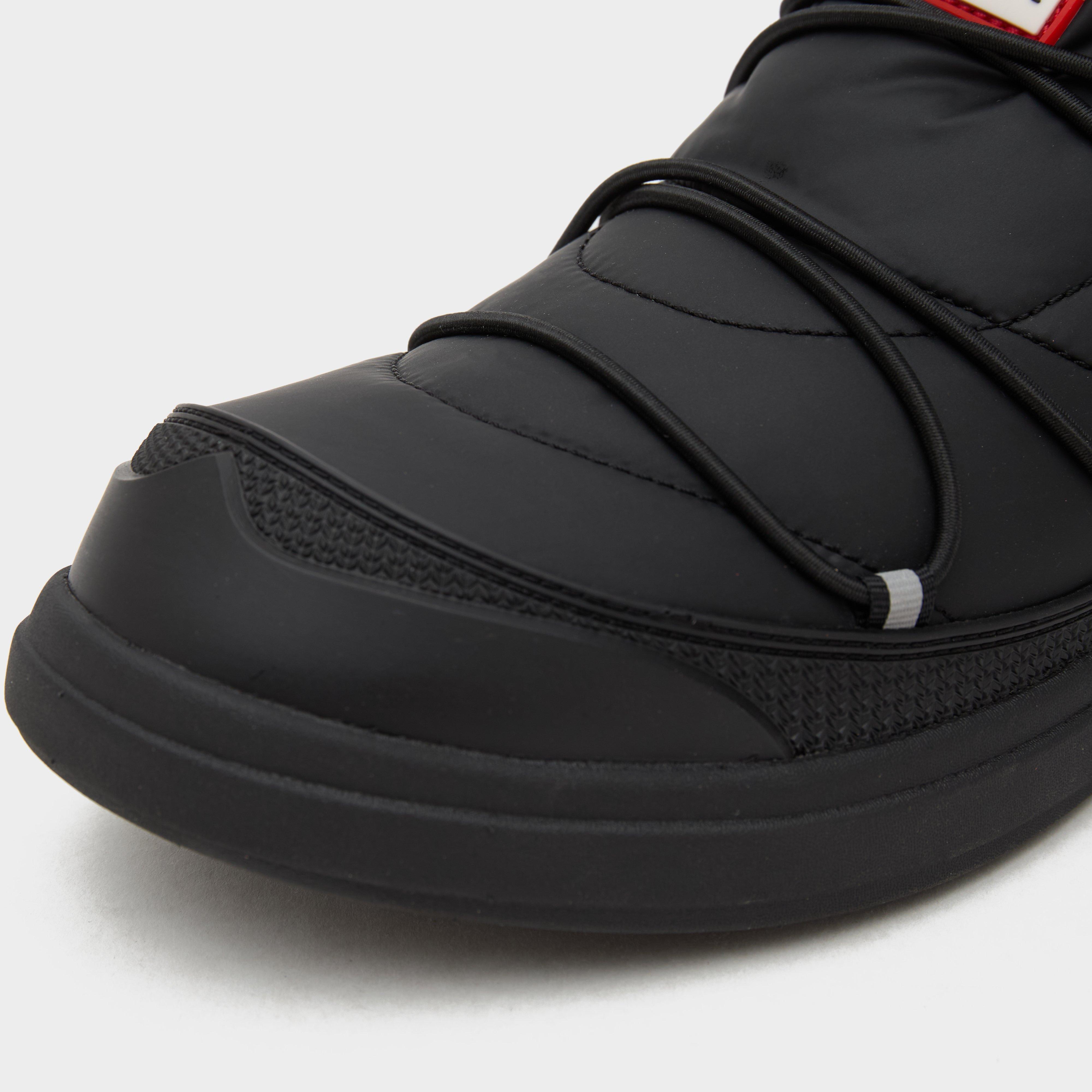 Mens In/Out Puffer Lace Up Boots Black