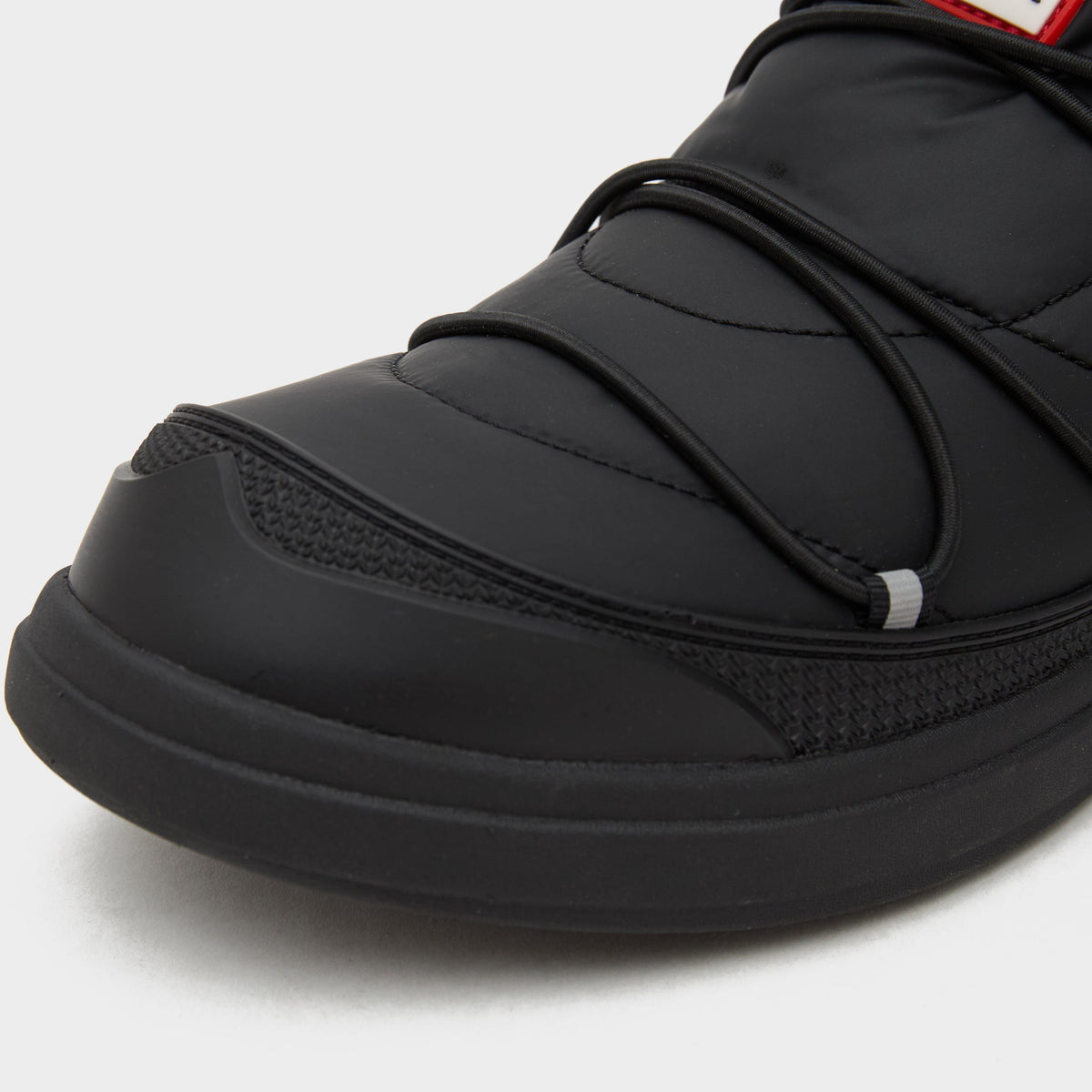 Mens In/Out Puffer Lace Up Boots Black