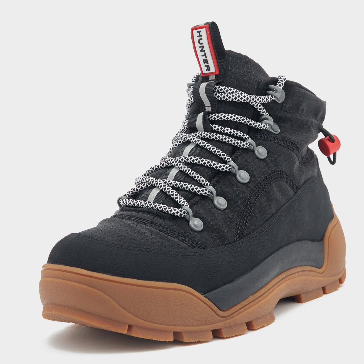 Mens Travel Explorer Lace-Up Command Boots Black