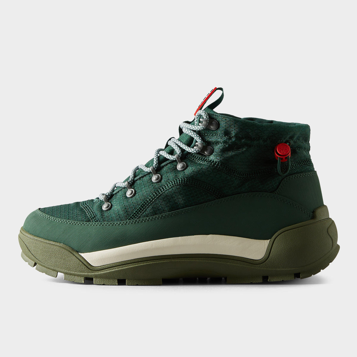 Mens Travel Explorer Lace-Up Command Boots Dense Green/Shaded White/Linear Rainbow