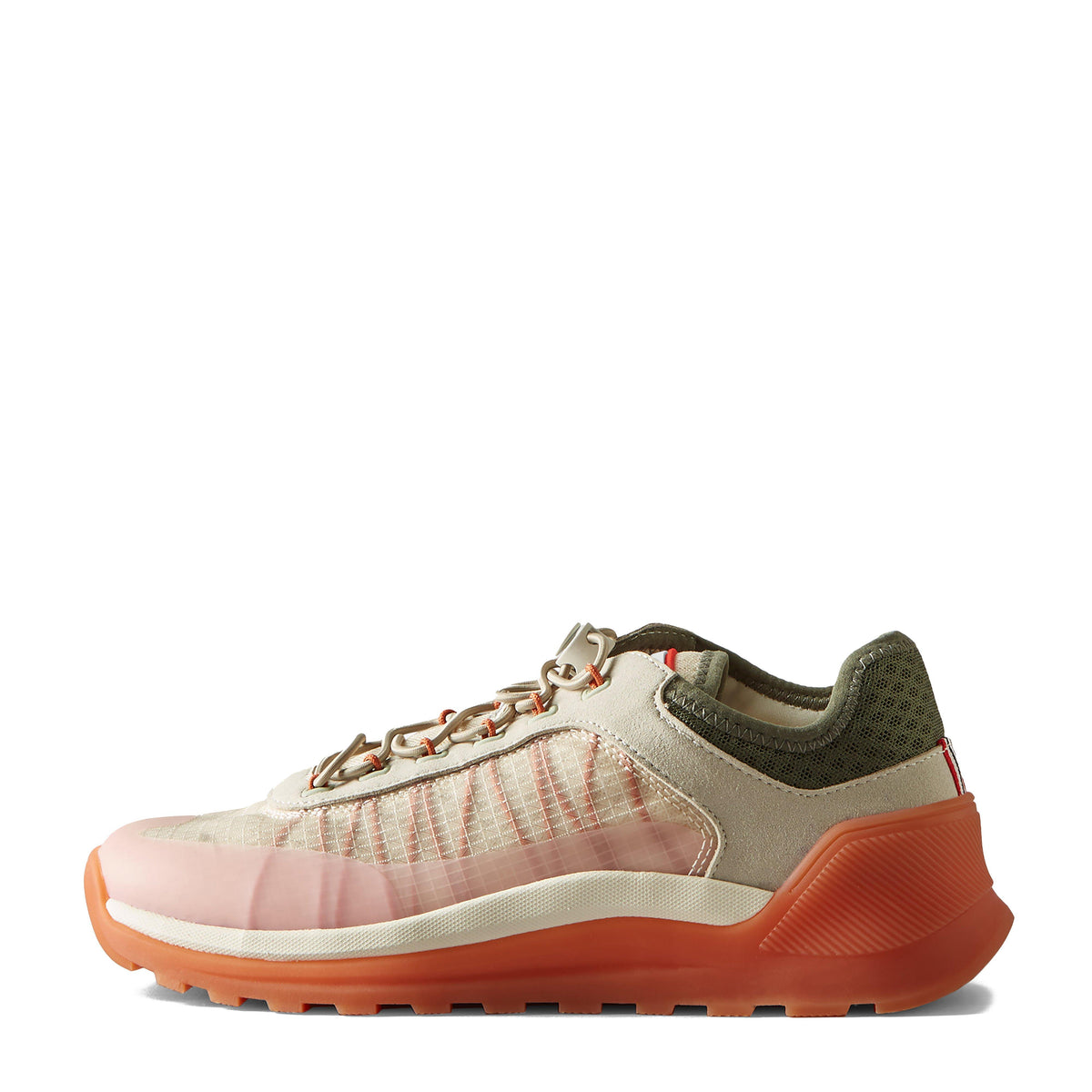 Womens Travel Trainer Shaded White/Lichen Green/Pink/Logo Red