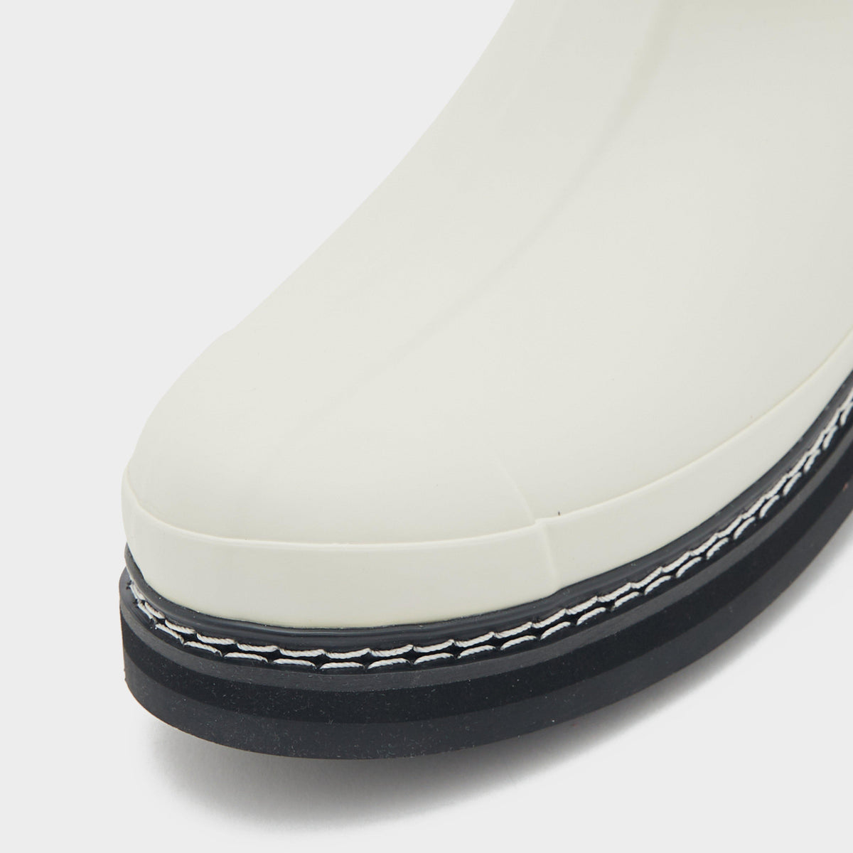 Womens Refined Stitched Roll Top Vegan Shearling Boots White