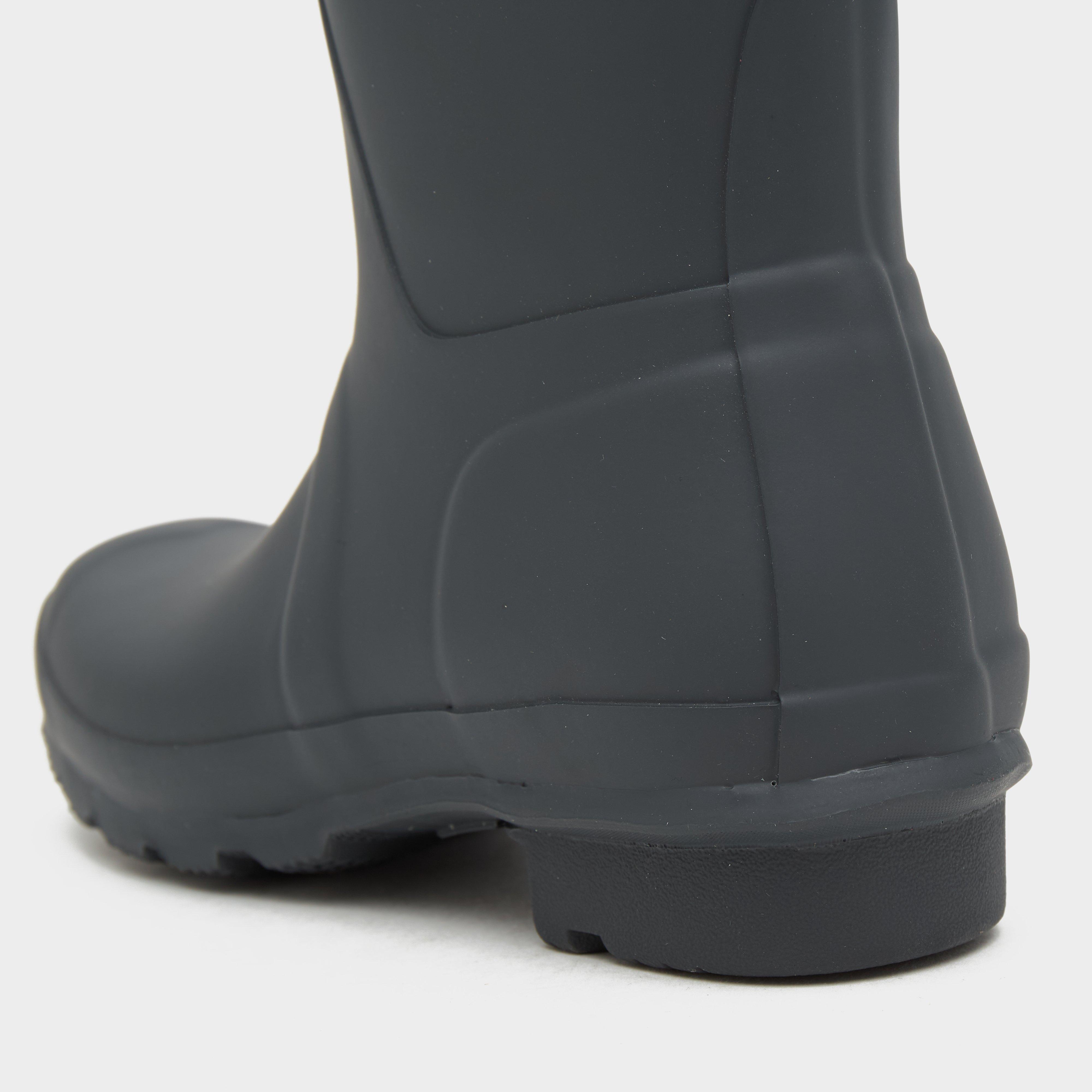 Womens Short Back Adjustable Wellington Boots Black