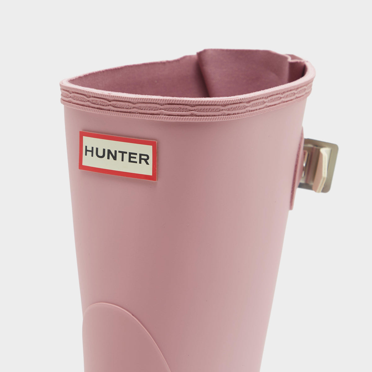 Womens Short Back Adjustable Wellington Boots Pink