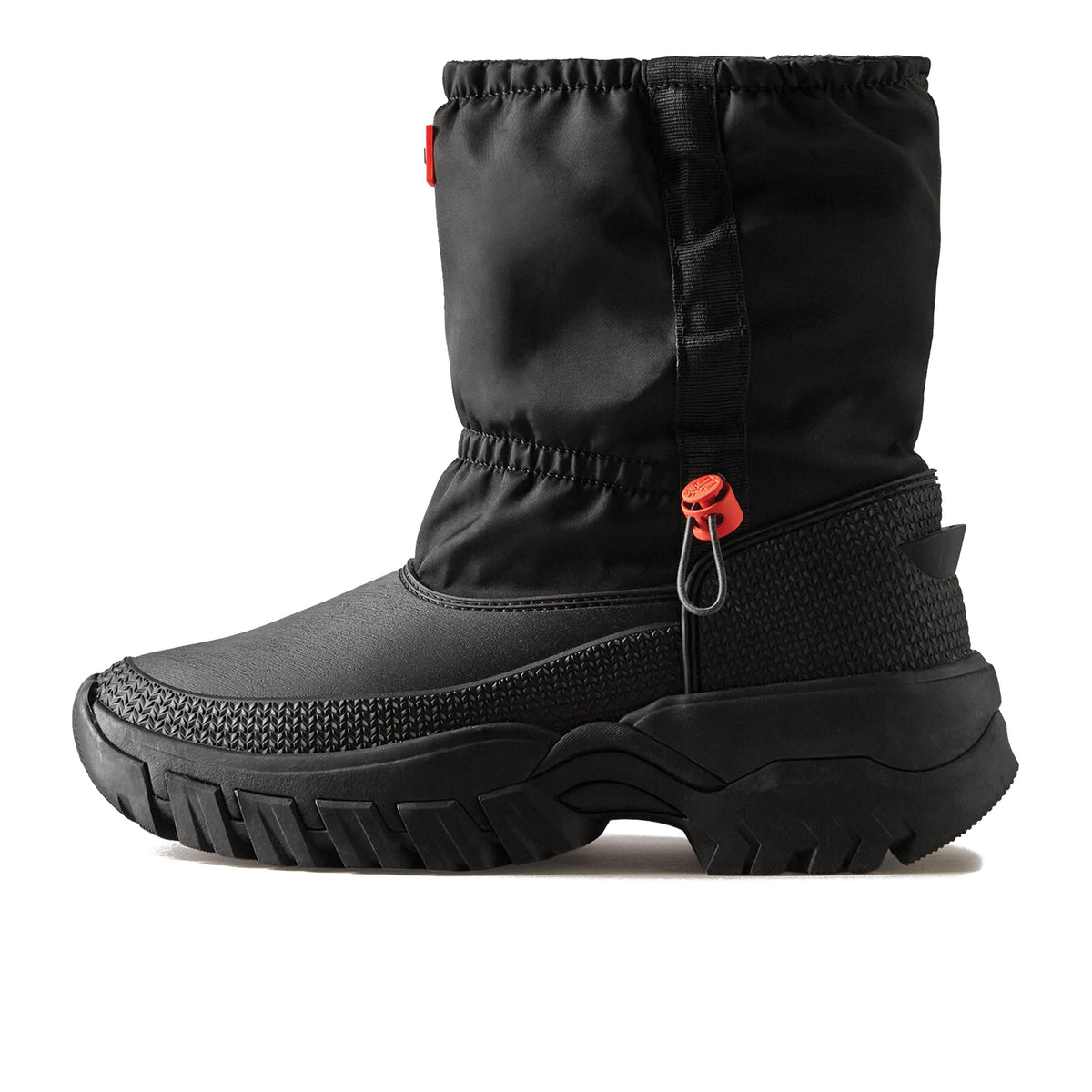 Womens Wanderer Short Snow Boots Black