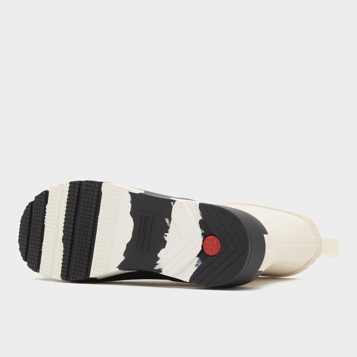 Womens Play Short Striped Wellington Boots Willlow/Black