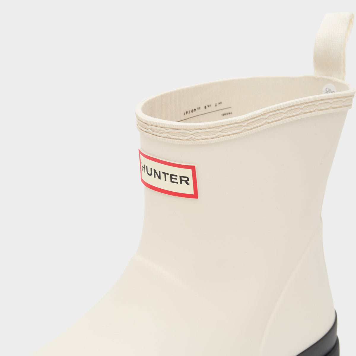 Womens Play Short Striped Wellington Boots Willlow/Black