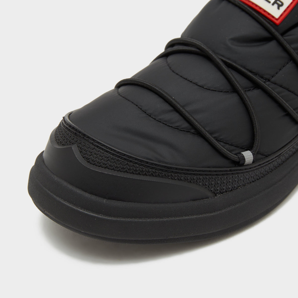 Womens In/Out Puffer Lace Up Boots Black