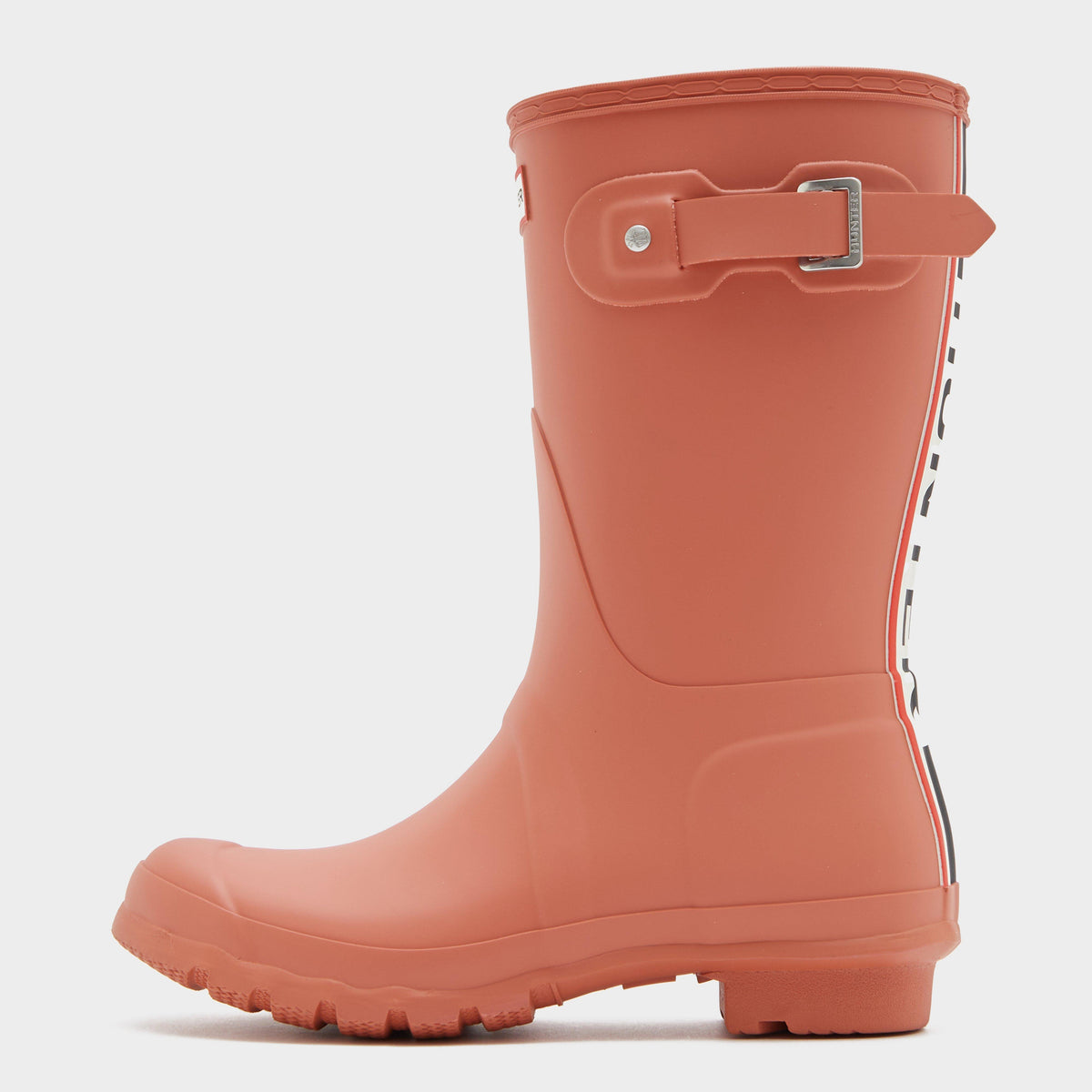 Womens Original Short Tri Colour Logo Backstrap Boots Red Flurry