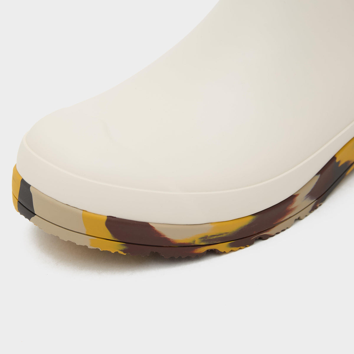 Womens Play Short Camo Sole Rain Wellington Boots Grey