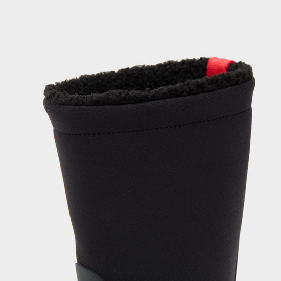 Womens Original Insulated Roll Top Sherpa Boots Black