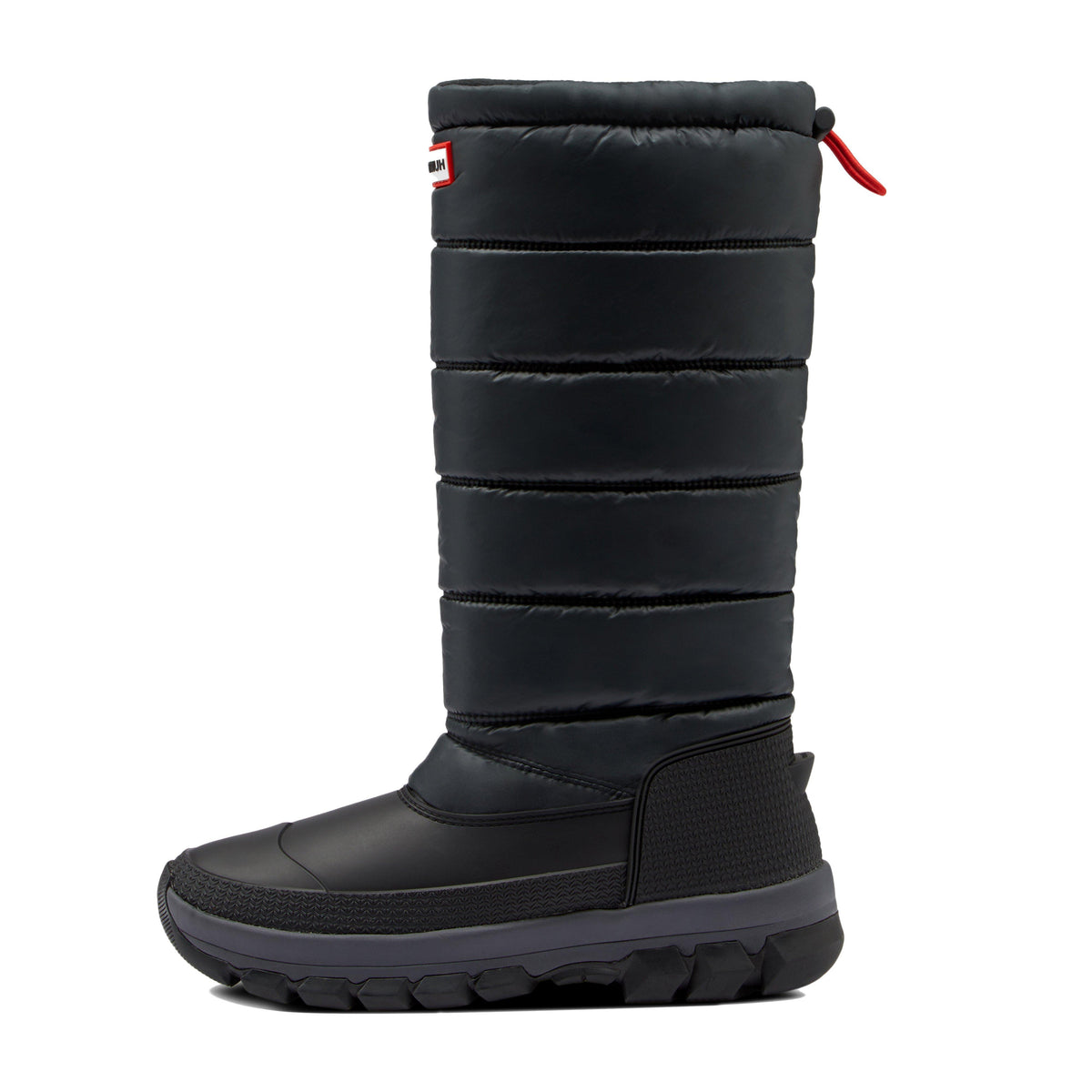 Womens Intrepid Tall Quilted Snow Boots Black