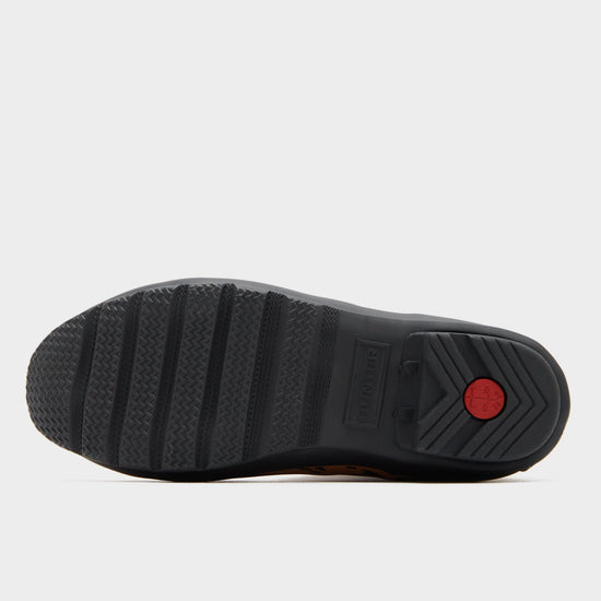 Womens Original Tall Leopard Print Wellington Boots Black/Brown