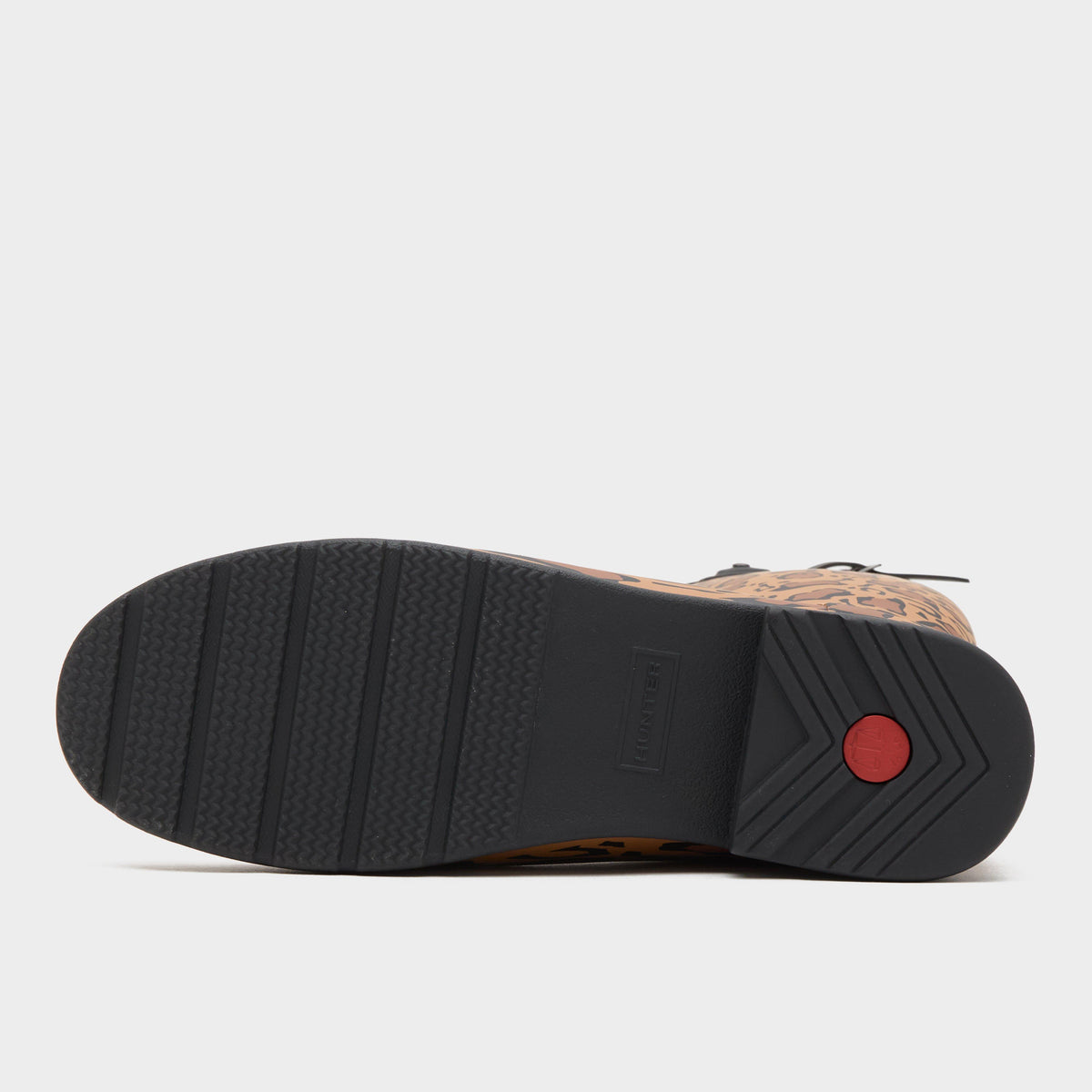 Womens Refined Tall Leopard Print Wellington Boots Rich Tan/Saddle