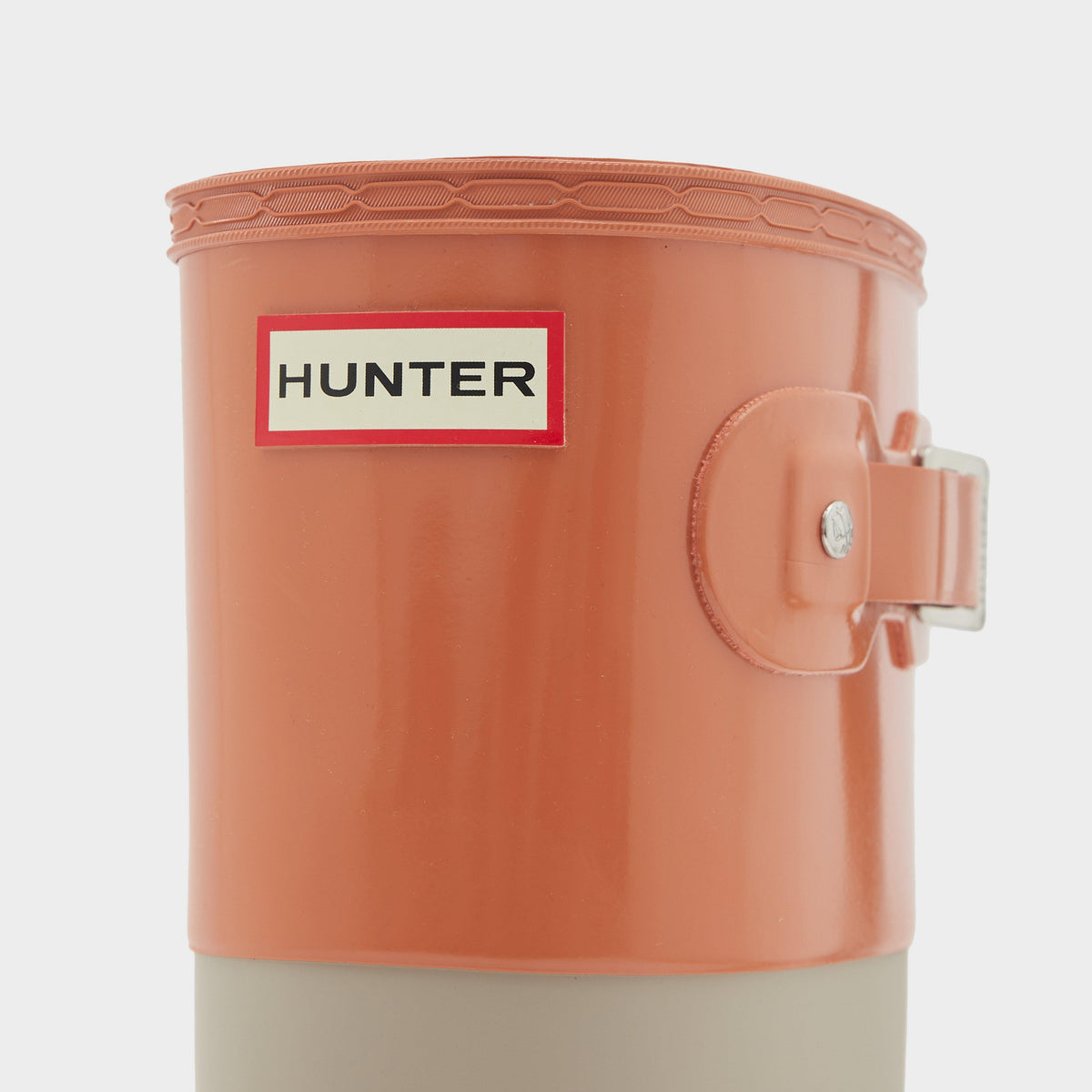 Womens Original Tall Colour Block Wellington Boots Skimming Stone/Coral