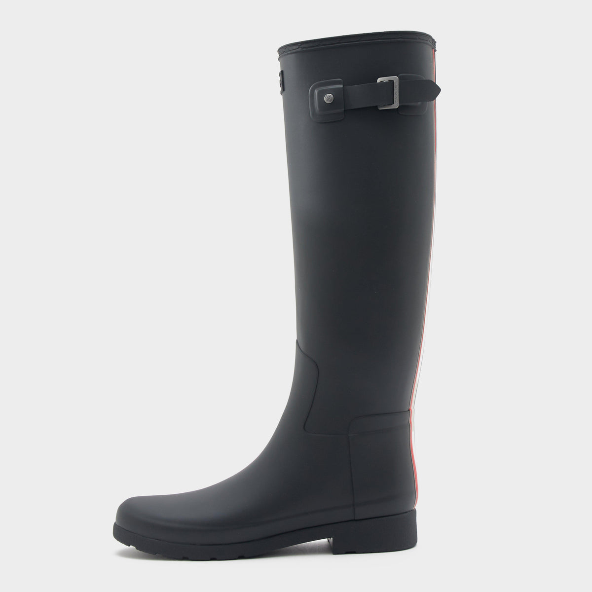 Womens Refined Tall Tri Colour Wellington Boots Black