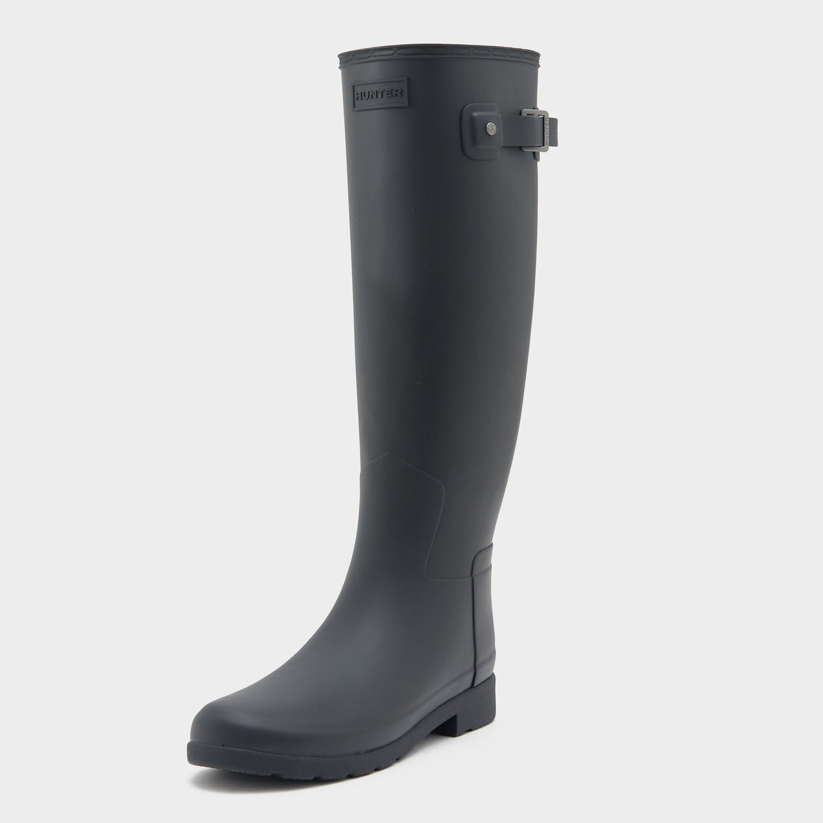 Womens Refined Tall Tri Colour Wellington Boots Black