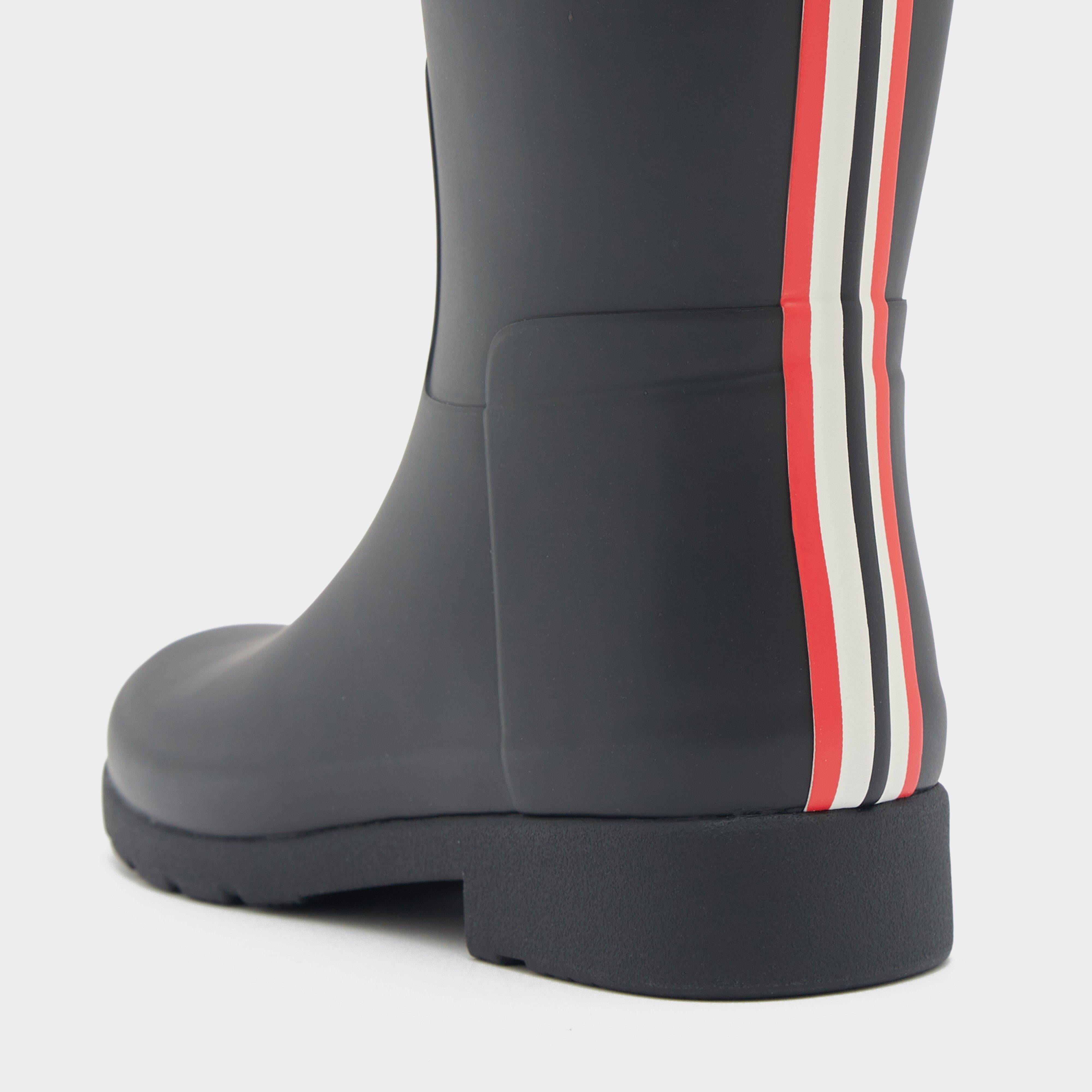 Womens Refined Tall Tri Colour Wellington Boots Black